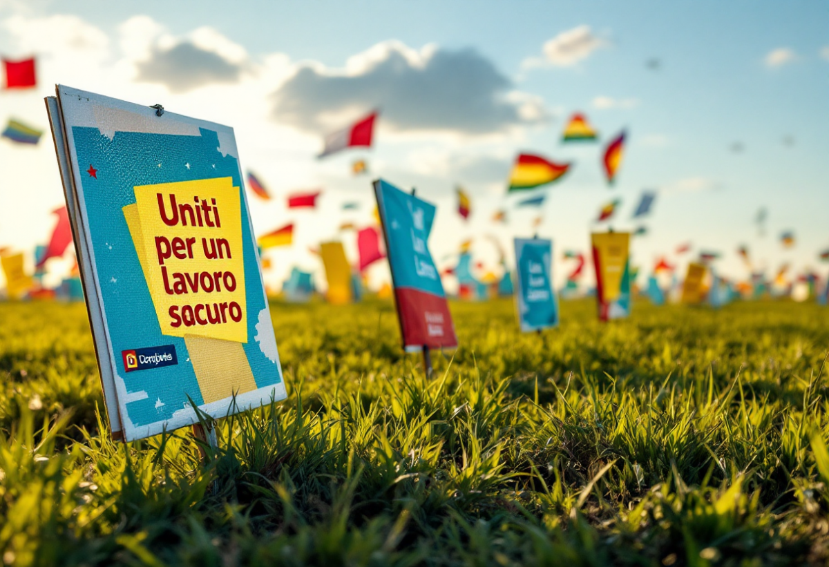 Manifestazioni del Primo maggio: uniti per un lavoro sicuro
