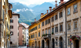 Partecipanti alla marcia dell'amicizia tra Nova Gorica e Gorizia