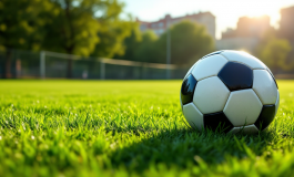 Mario Balotelli e Lunetta Savino in un evento sportivo