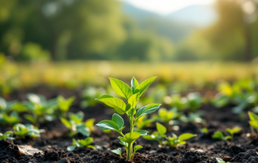 Il presidente Mattarella mentre pianta un arbusto