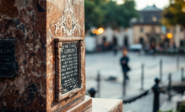 Immagine commemorativa di Giovanni Falcone e il suo impegno