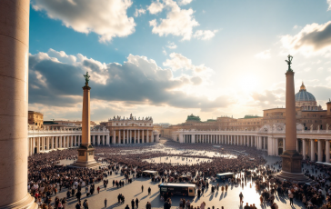 Papa Leone XIV durante la sua messa di insediamento