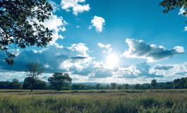 Previsioni meteo di maggio con sole e nuvole