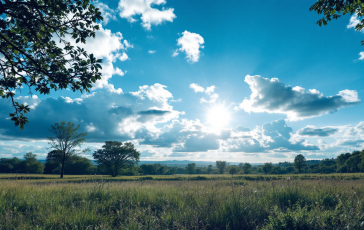 Previsioni meteo di maggio con sole e nuvole
