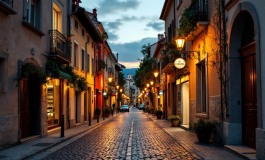 Immagine di Milano Marittima durante l'estate con festa