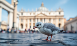 Immagine che rappresenta la fusione tra natura e sacralità al Vaticano