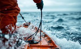Immagine della nave Mare Jonio coinvolta nell'immigrazione