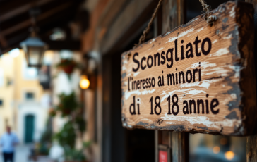 Osteria del Sole a Bologna con divieto di ingresso ai minori