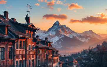 Immagine che celebra 80 anni di storia dell'Alto Adige