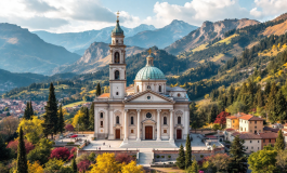 Papa Leone XIV durante la visita al santuario Madre del Buon Consiglio