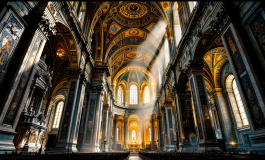 Il Papa con padre Giuseppe Pagano in un momento di condivisione