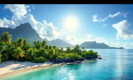 Pierpaolo Pretelli durante la sua avventura all'Isola dei Famosi