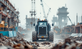 Progetto del Ponte sullo Stretto di Messina in costruzione