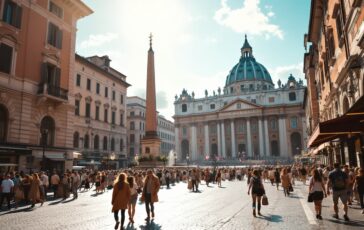 Preparativi per il conclave a Roma con affollamento
