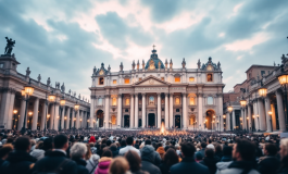Papa Leone XIV durante il primo Regina Coeli
