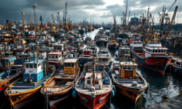 Manifestazione contro l'esercitazione Joint Stars al porto di Cagliari