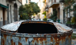 Immagine della raccolta differenziata nei Parioli a Roma