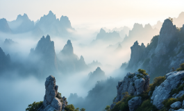 Immagine delle montagne del Lago di Como durante le ricerche