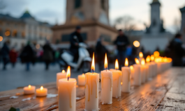 Cerimonia commemorativa per le vittime di Brescia