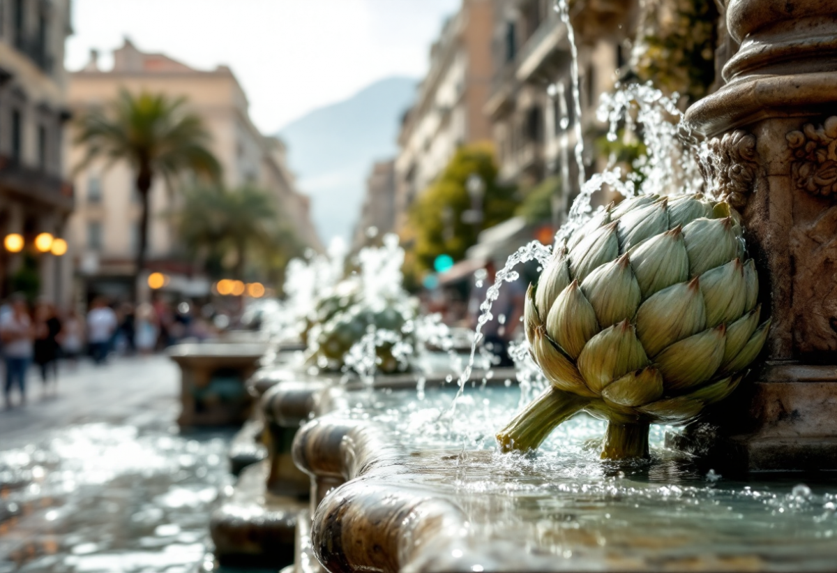 Rimessa in sicurezza la fontana del Carciofo a Napoli dopo i danni