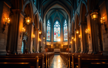 Cardinali in riunione per i rituali del conclave