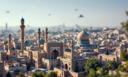 Vista panoramica di Samarcanda, simbolo di culture unite