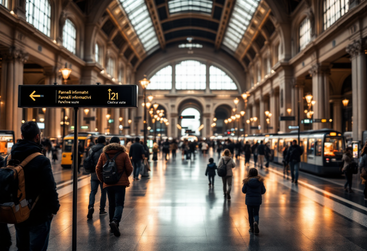 Sciopero nazionale dei treni: disagi e ritardi a Roma Termini
