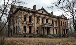 Immagine della scuola abbandonata di Papa Leone XIV a Dolton