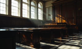 Tribunale di Firenze durante la sentenza sui crimini di guerra