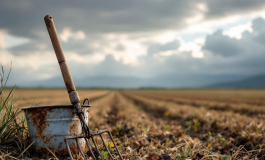 Bracciante magrebino abbandonato in un campo