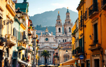 Telecamera di sorveglianza a Napoli per la sicurezza pubblica