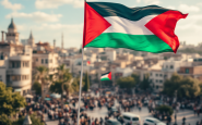 Manifestazione di solidarietà per la Palestina