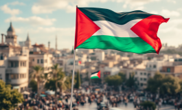 Manifestazione di solidarietà per la Palestina