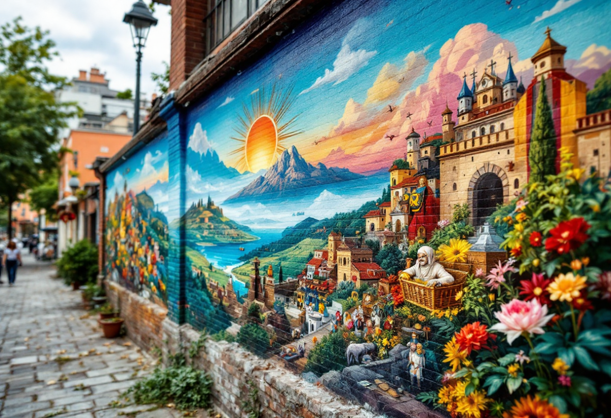 La street art incontra la religione: l'opera dedicata a Papa Leone XIV