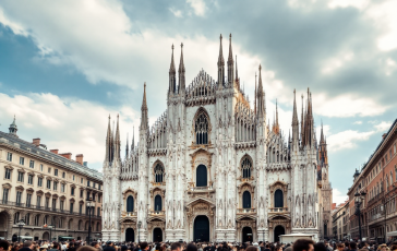 Immagine del Duomo di Milano, luogo della tragedia