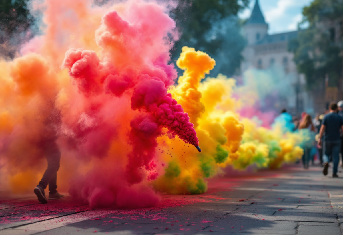 Tensione a Milano durante la manifestazione contro il Remigration Summit