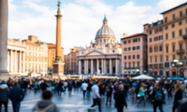 Chiara Ferragni e Michel Dessì in un acceso dibattito a Roma