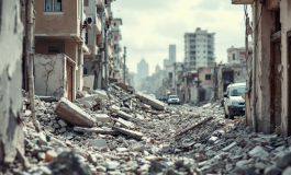 Immagine di emergenza dopo terremoto ai Campi Flegrei