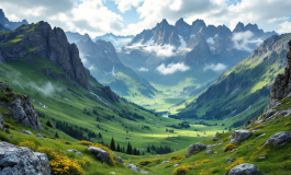 Corrado Perona in un contesto alpino a Biella