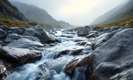 Immagine del torrente Entella durante l'incidente tragico