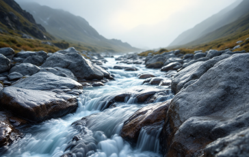 Immagine del torrente Entella durante l'incidente tragico