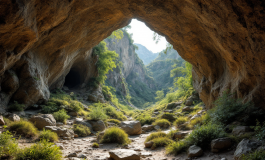 Immagine della grotta Remeron dopo l'incidente