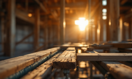 Immagine di un cantiere a Milano dopo un incidente mortale