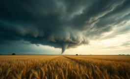 Tromba d'aria che colpisce Buja in Friuli Venezia Giulia