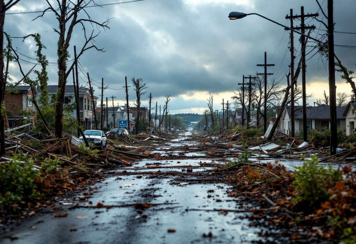 Tromba d'aria devasta il Friuli: danni e interventi di emergenza