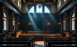 Vittorio Sgarbi durante una conferenza stampa sul caso giudiziario