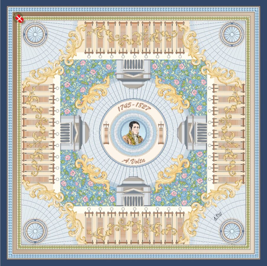 Como in seta: un foulard (e una cravatta) accendono la memoria di Volta