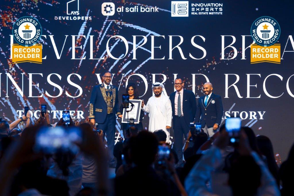 AYS Developers ha stabilito un nuovo Guinness World Record per la sessione di formazione immobiliare più grande al mondo a Dubai