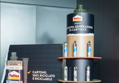 Henkel: marchio Pattex, arrivano nuove cartucce in cartone sostenibili e facili da usare