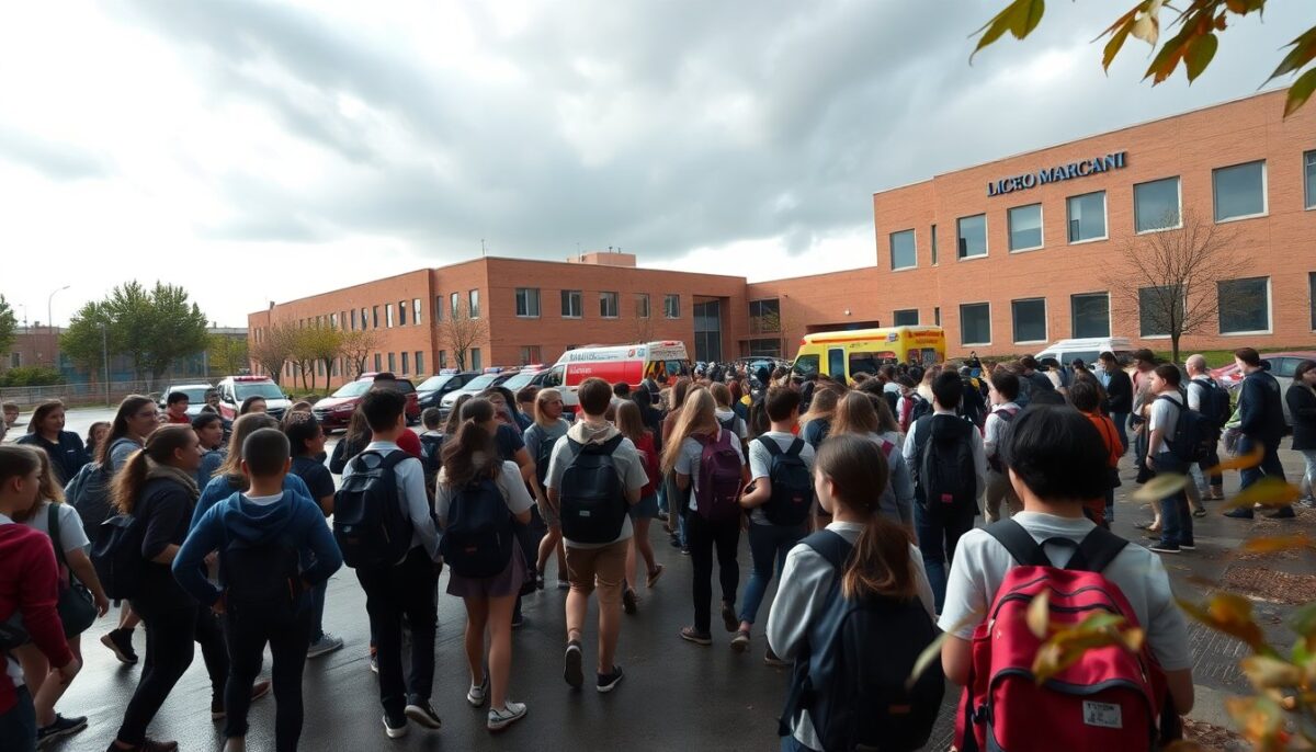 Evacuazione del Liceo Marconi di Pescara a causa di allerta sanitaria: Cosa è successo?